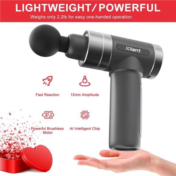 New Massage Gun Deep Tissue - Portable Handheld Muscle Massager,Super Quiet - Picture 7 of 7